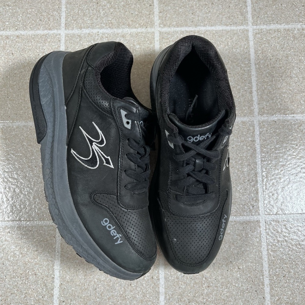 Gravity Defyer Gdefy Orion Black Gray Shoes Lace Up TB9023MLG Mens Size 12